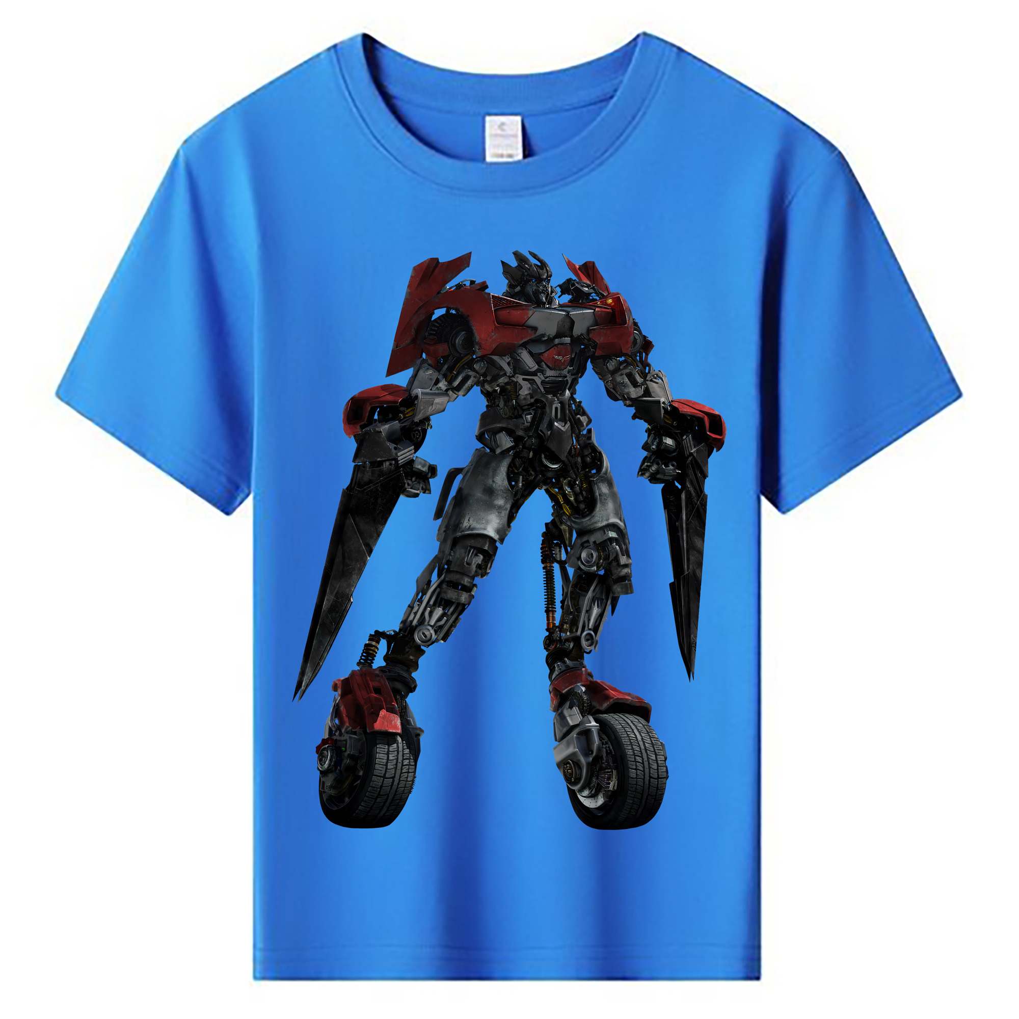 （画像用） Transformers トランスフォーマー 綿100％キッズTシャツ（フロントプリント）